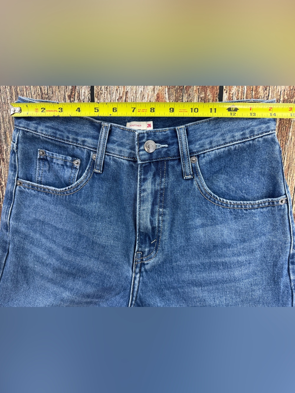 NEXTrys Women's Adapther Wide Leg, Baggy Denim Jeans Medium Wash, Size 26 x 31 - Picture 5 of 15